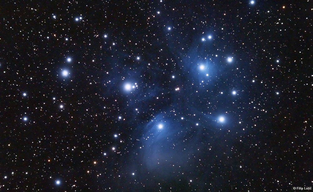 Pleiades (Seven Sisters, M45)