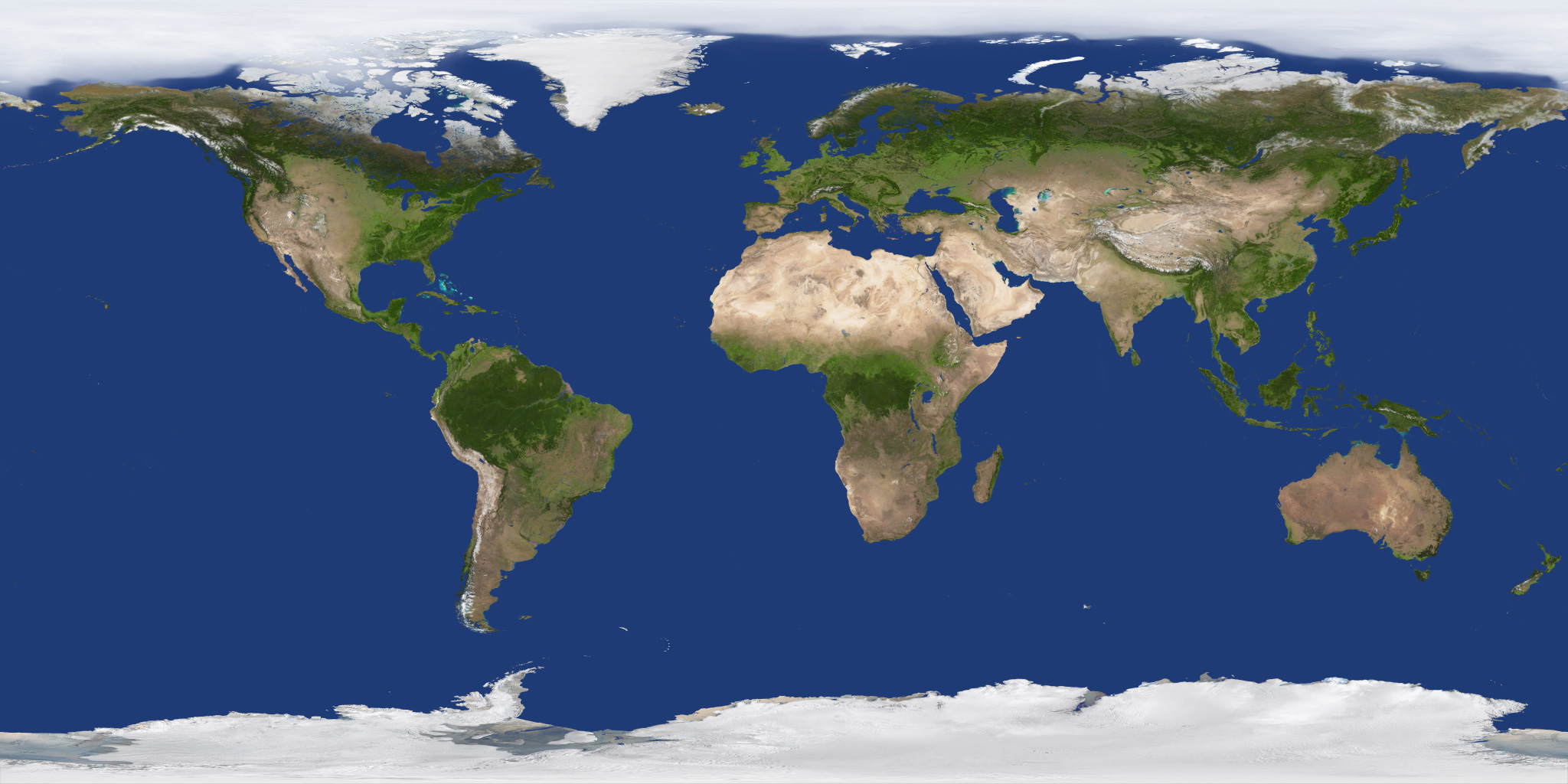 Map of Earth