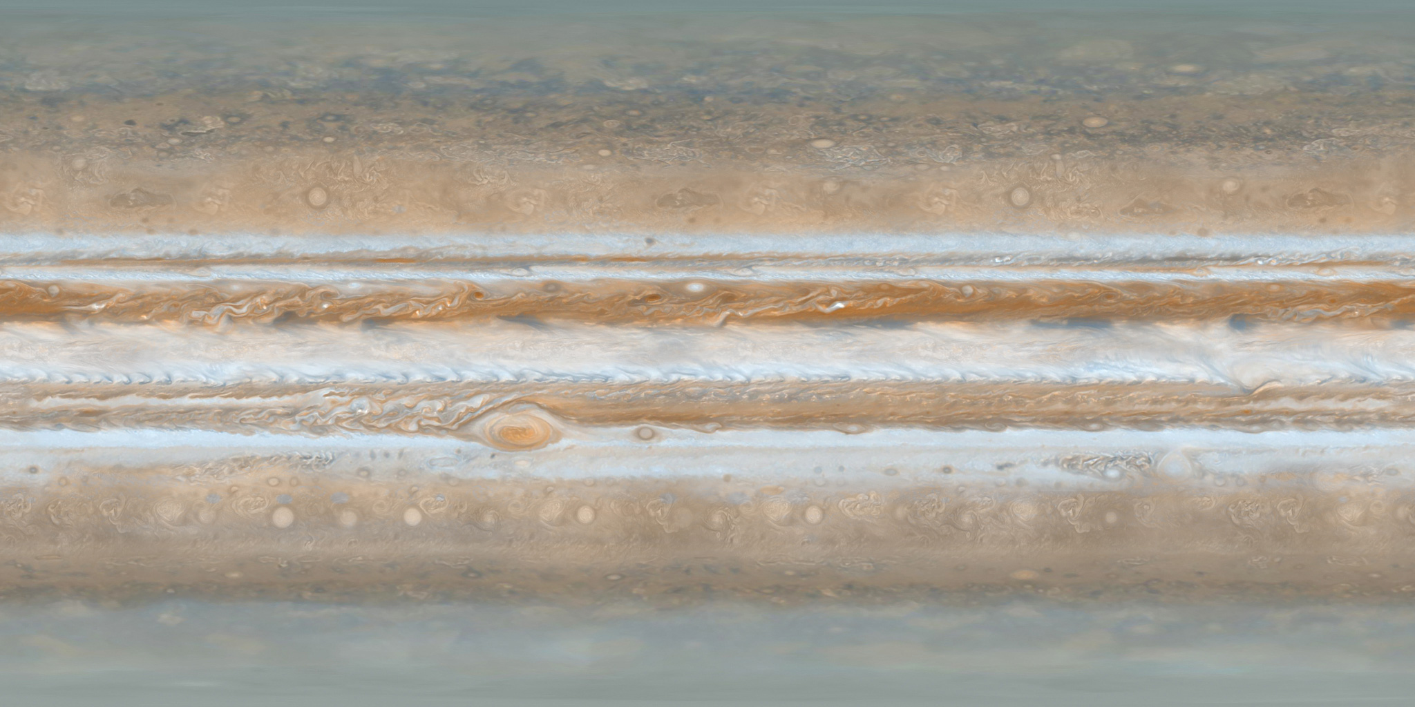 Map of Jupiter