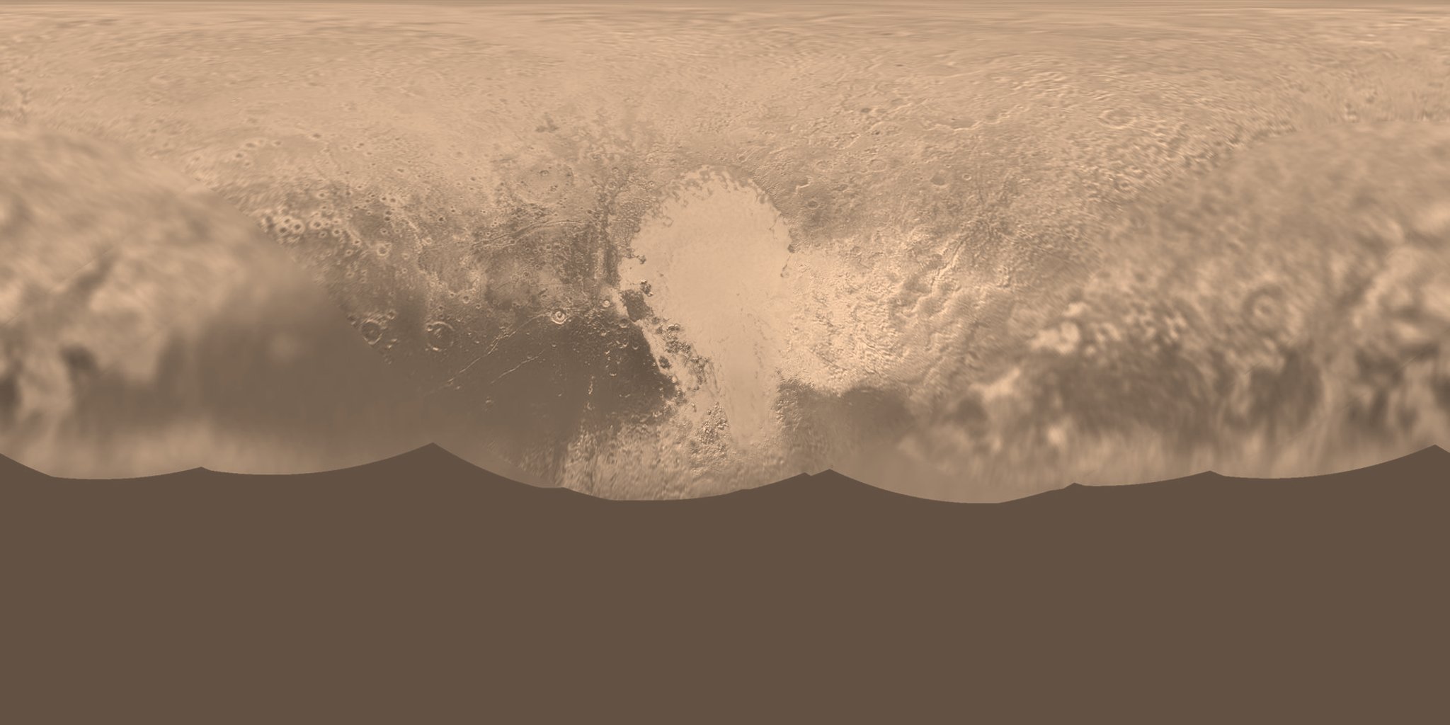 Map of Pluto